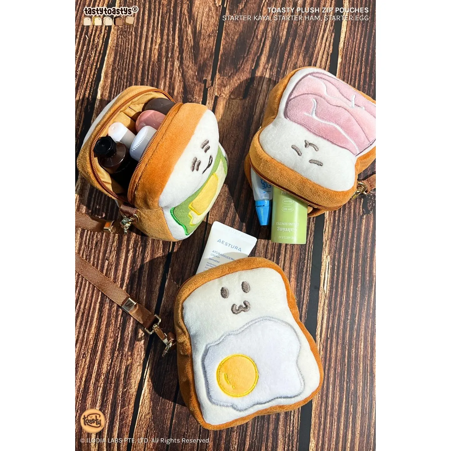 Toasty Plush Zip Pouch