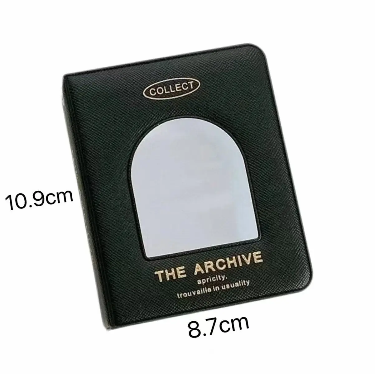 Card Binder Black Mini Binder 20 Pages 40 Card Pockets