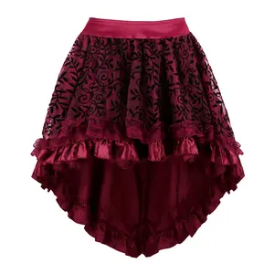 Gothic Steampunk Renaissance Skirt Women Victorian Pirate Skirt Halloween Costumes Cosplay 7056-D1