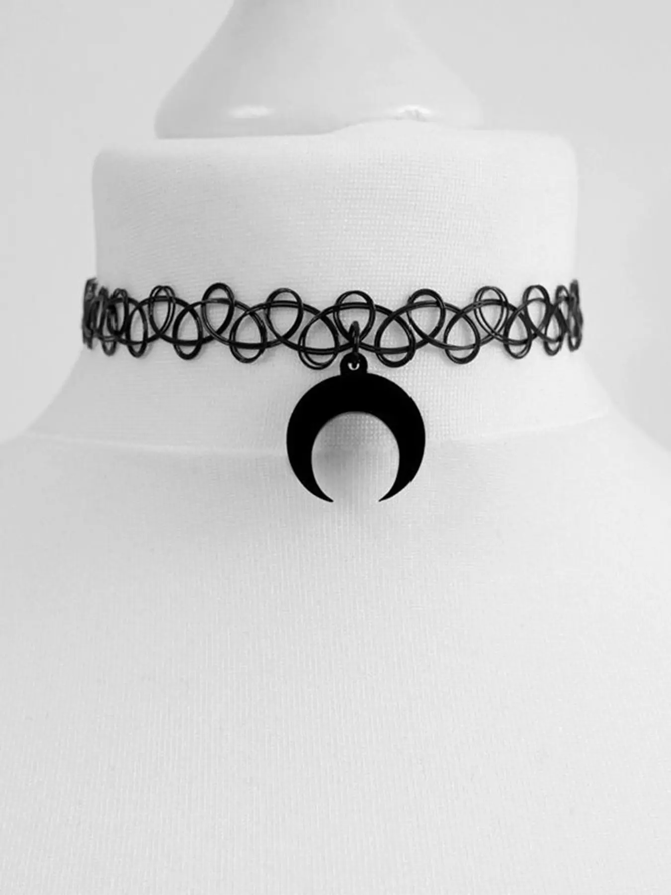 Gothic Fashion Expandable Pendant Necklace, Adjustable Pendant, Perfect for Daily Wear, Music Festivals, Birthdays, Halloween & Anniversary Parties, Jewelry Accessory, Modern Versatile Accessories