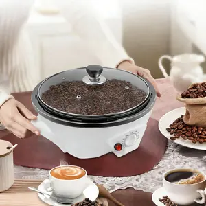 Household Coffee Beans Baking Machine, Electric Coffee Roaster Machine,0-240°Temperature Adjustment, Coffee Bean Roaster Machine Non Stick Popcorn Maker