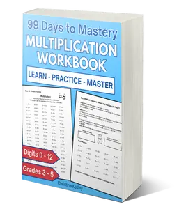 Multiplication Workbook Grades 3-5 99 Days to Mastery for Kids Learn Practice Master Digits 0-12 Structured Learning Path Engaging Practice Pages Complete Answer Key