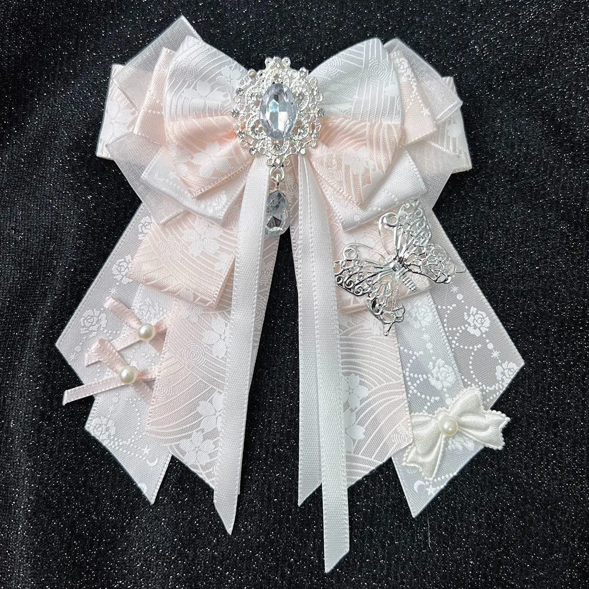 Cute Unisex DIY Ribbon Bowknot Kit - Kpop Lightstick Decor, Lolita Backpack Charm, Ita Bag Streamers, Concert Party Craft Supplies