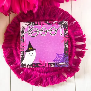 Boo Halloween Sticky Notes 3" x 3"