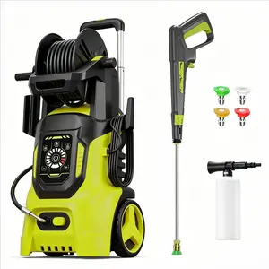 Pressure Washer 4500PSI 3.2GPM Power Washer with 4 Quick Connect Nozzles,Smart Control and 15 Levels of Adjustment, Inlet Hose & Filter, Foam Cannon for car wash, home, driveway, garden, yard, RV, boat, motorcycle Cleaning
