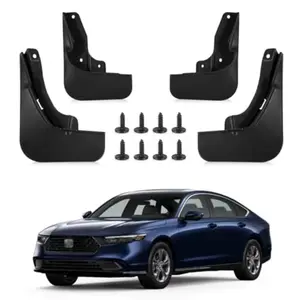 Honda Accord 11th Generation 2026 Mud Flaps, 4-Piece Set, No Drilling, Soft Rubber, Dirt Protection, Easy Installation, Durable Design