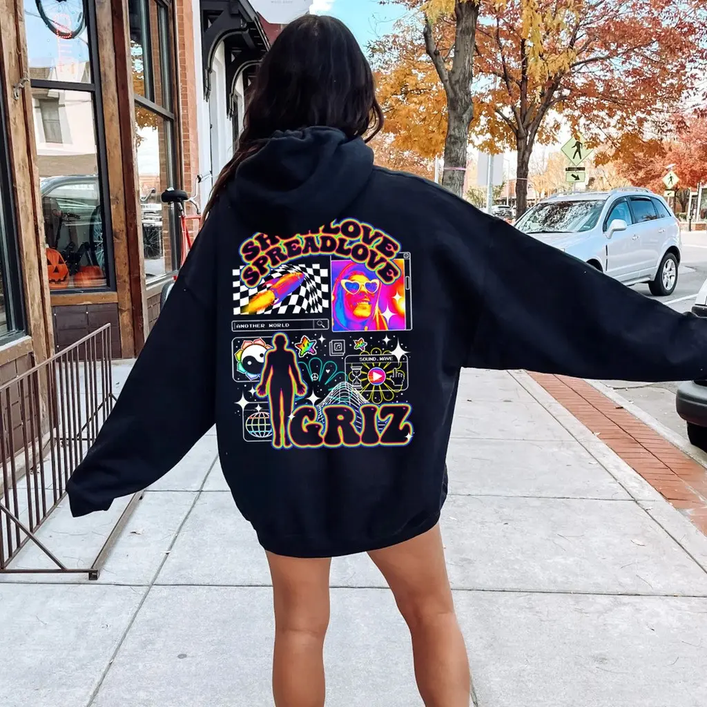 GRIZ.z another world hoodie | edm music festival merch Crewneck Womenswear Lady, gift for him , gift for her