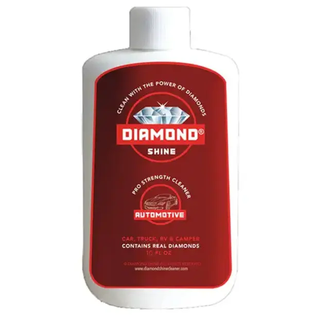 Diamond Shine Automotive Chrome & Glass Cleaner & Polish - Rust Remover, Bumpers, Tailpipes, Glass, Windows - 10 oz
