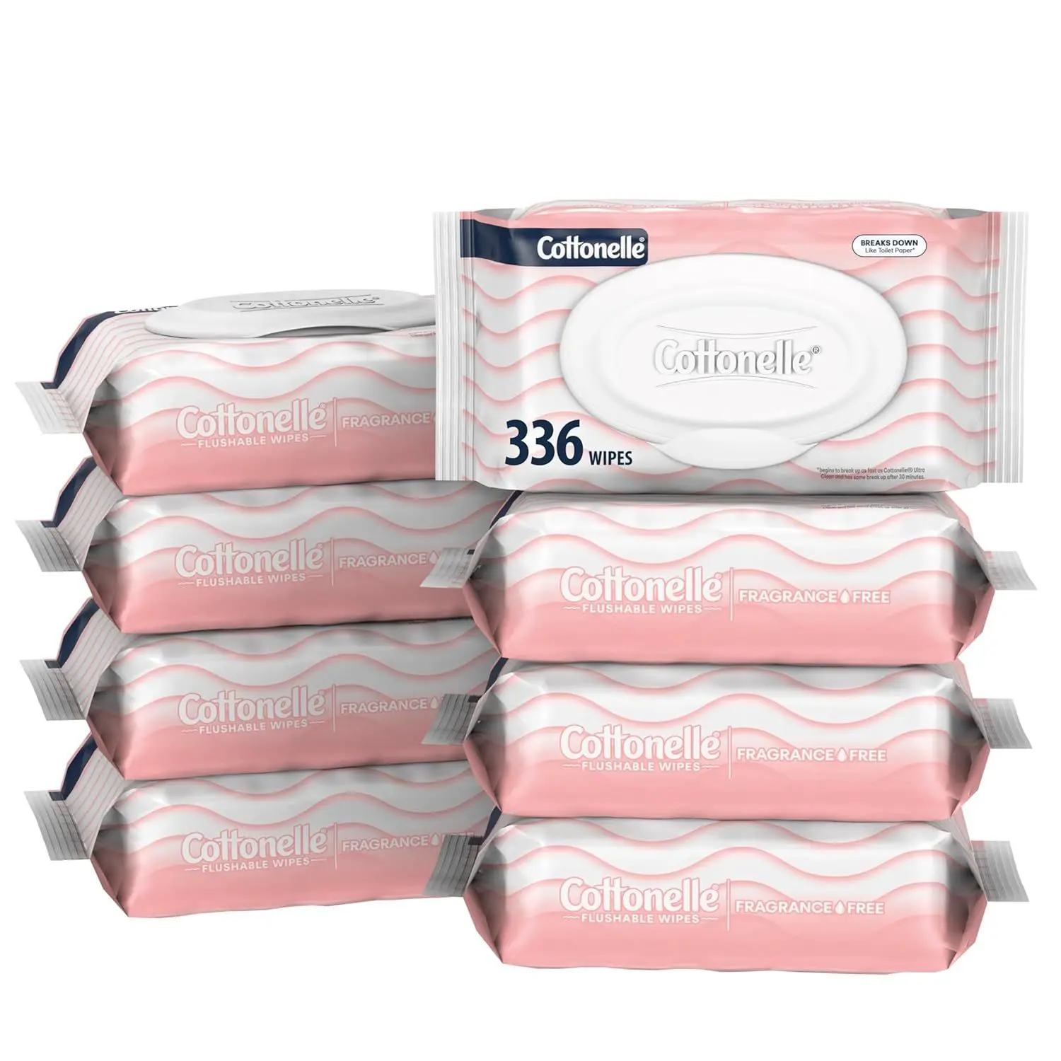 Fragrance Free / 42 Wipes (Pack of 8)