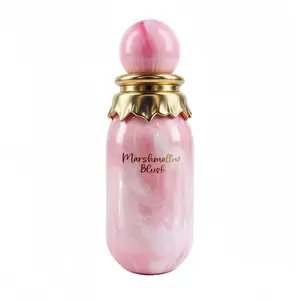 Arab Marshmallow Blush Eau de Parfum 100ml - Marshmallow & Strawberry, Cotton Candy & Vanilla Scent,Floral Sweet Long Lasting Perfume,Gourmand Floral Sweet Long Lasting EDP Spray for Women, Luxurious Everyday Wear Fragrance,Perfume for women