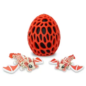 Terror Spawn Dragons – Fully Articulated Dual Nightmare Creatures with Ominous Egg, Dark Fantasy Core, Shelf Possession Energy