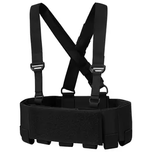KRYDEX Tactical 5.56 Ready Rig Low Vis Chest Rig Elastic Cummerbund Concealed Lightweight Adjustable Vest