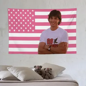 Tom Art Welling Tapestry poster concert banner bedroom living room sofa dormitory bedside wall decoration painting