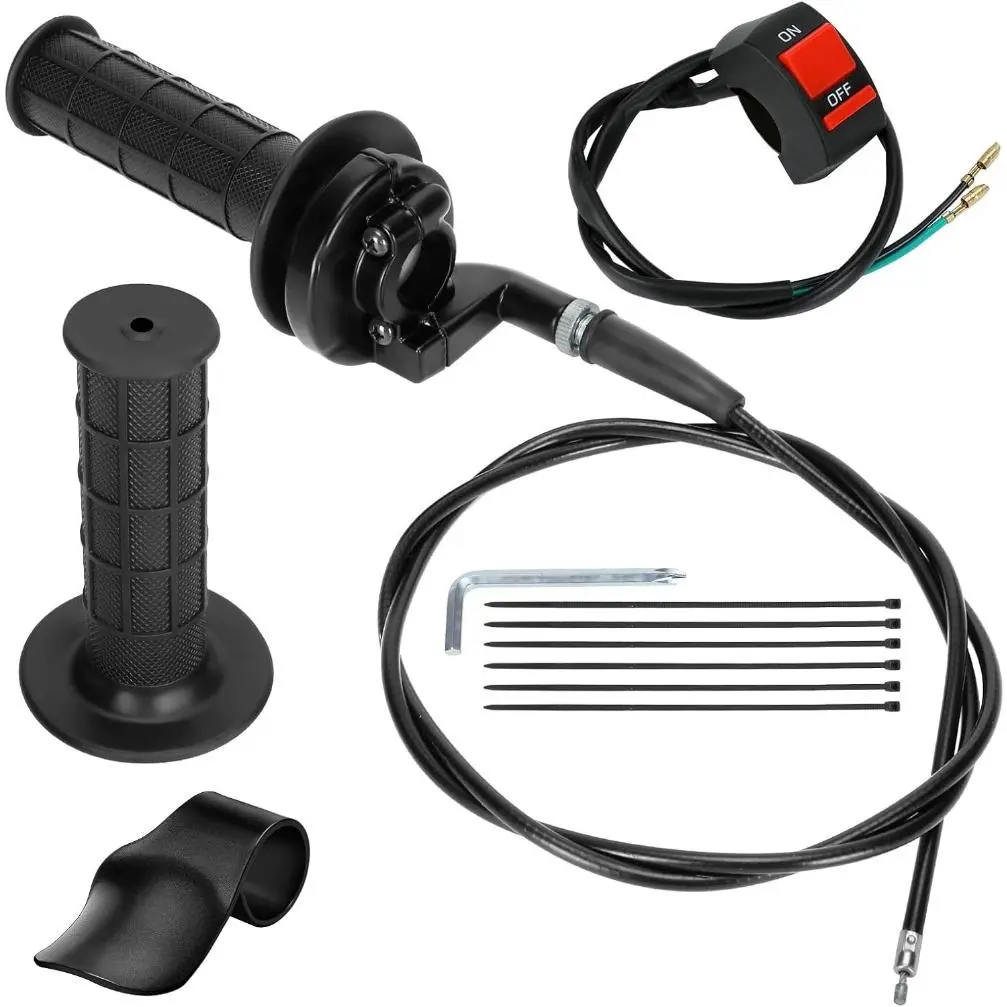 7/8" Mini Bike Throttle Cable Assembly Replacement Parts Kit For Coleman CT200U, CT200U-EX, BT200X, Baja Warrior, MB200, DoodleBug DB30, 79CC CT100U, CC100X, Motovox Predator 212cc, 166cc, 6.5hp, Auto Parts