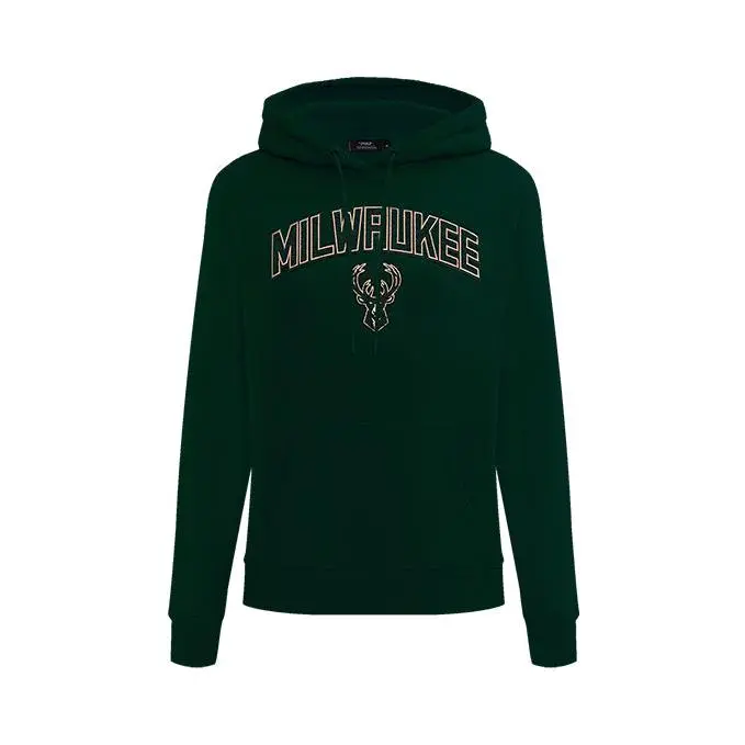 Women's Pro Standard Classic Milwaukee Bucks Green Sweatshirt