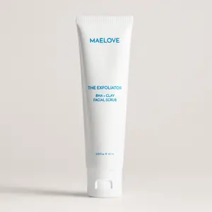 The Exfoliator BHA + Clay Facial Scrub, unclog pores, remove impurities, and buff away dead skin cells to give you smooth, renewed skin