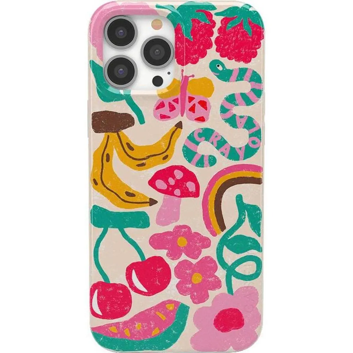 Casely iPhone 14 Pro Max Case | Doodle Bug | Crayola Crayon | Compatible with MagSafe | Classic Ultra Thin Design