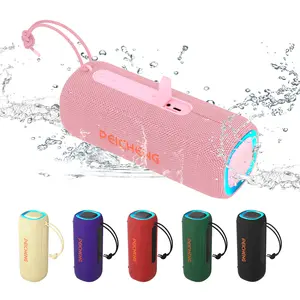 【TikTokShopStockUp】Portable Bluetooth Speaker, 2-Way Speaker System, IPX5 Waterproof, 20W Stereo Sound, Bluetooth 5.3 Chip, Powerful Pro Audio, Up to 24H Playtime — A Must-Have for Music Lovers - Pink Durable Dustproof, For Valentine's Day Gift