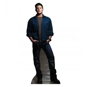 212 MAIN Dean Winchester Large Cardboard Cutout - Jensen Ackles Supernatural Themed Home Decor, Sam Winchester Inspired Home Supply