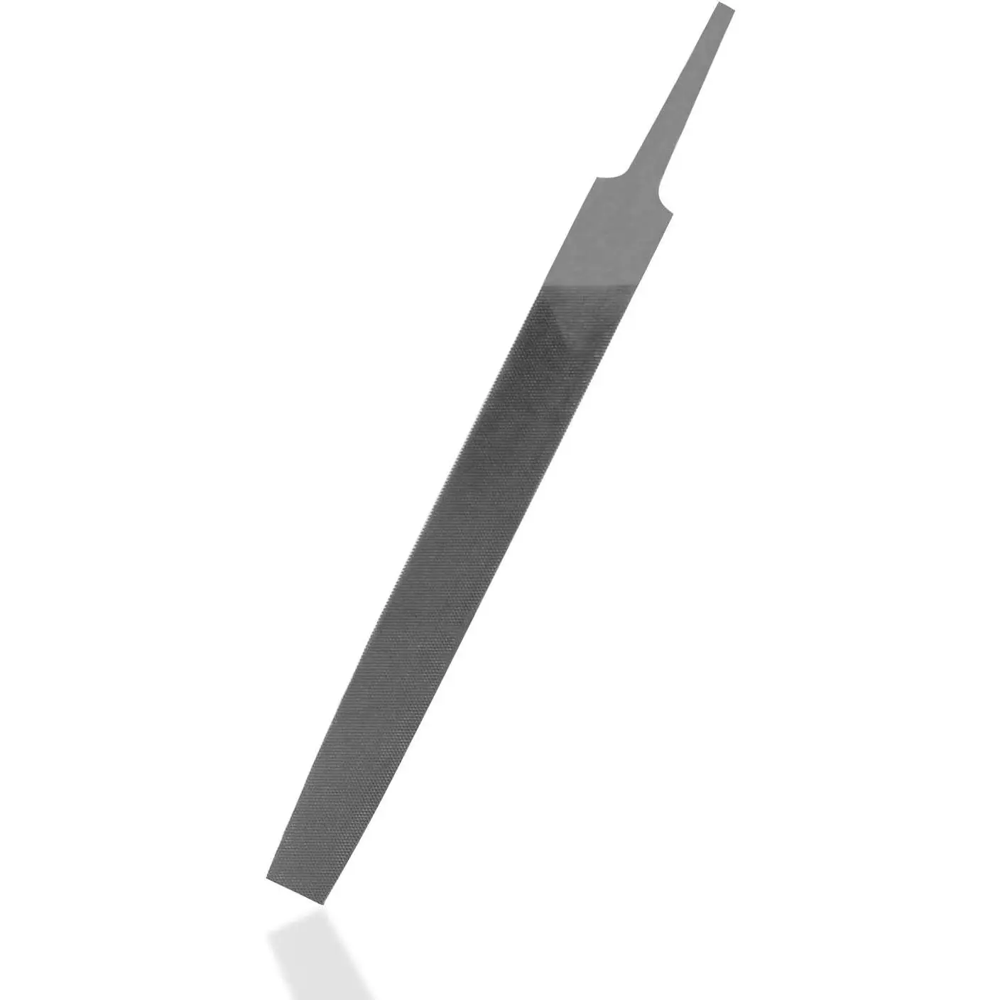 Flat Medium Cut File, Double Cut , 6'' Length, Made of High Carbon Steel, Hand File Without Handle Suitable for , Metal, Sharpening, etc.