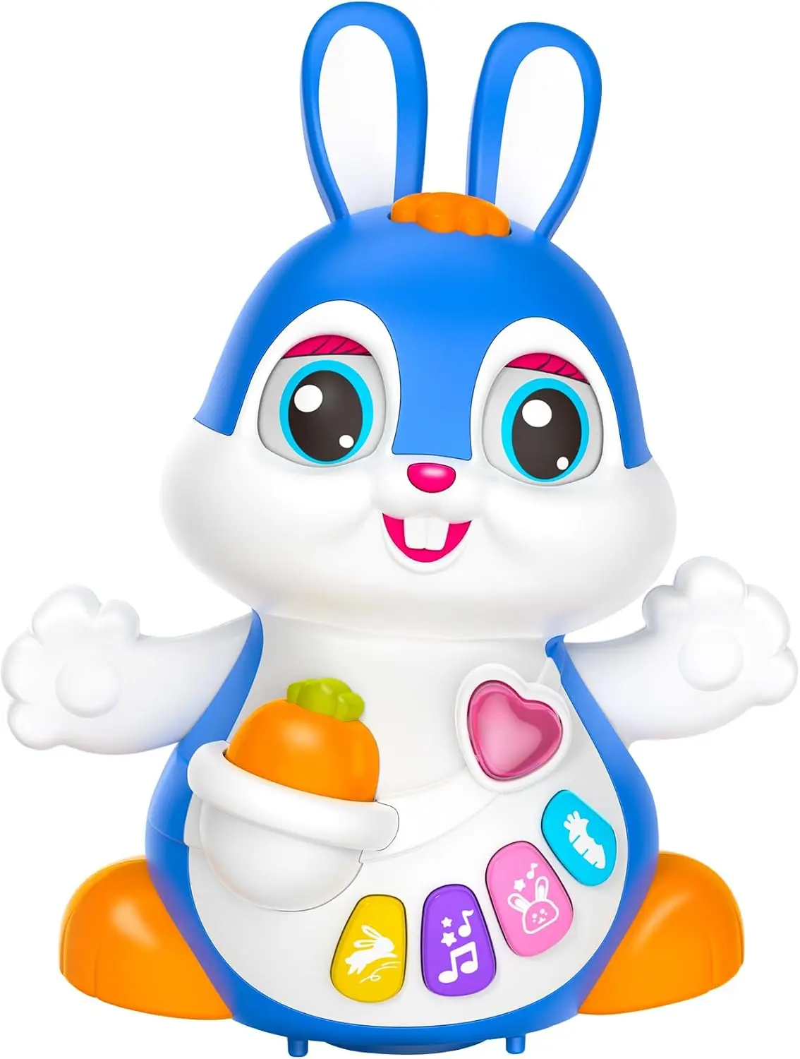 Bunny Vivian Multilingual Emotional AI Companion - Interactive Voice Control Language Toy, Educational Gift for Kids