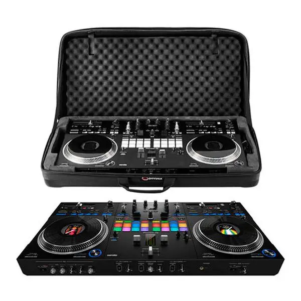 Pioneer DJ DDJ-REV7 2-Channel Serato DJ Pro Controller + Odyssey EVA Case for Pioneer DDJ-REV7 with Cable Compartment