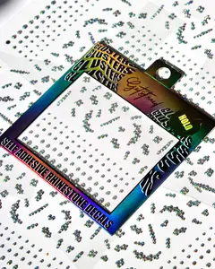 HOLO SELF ADHESIVE RHINESTONE CLUSTERS STICK ON FACE GEMS FOR COSMETIC AND NAIL ART