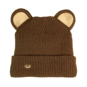 Bear Beanie Satin Lined