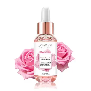 Pure Glow Serum Moisture Oil with Tremella Mushroom and Rose Extract for Anti-Aging and Hydration, 80ml - Skincare anti-wrinkle serum