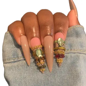 Simple freestyle bangle press on nail set