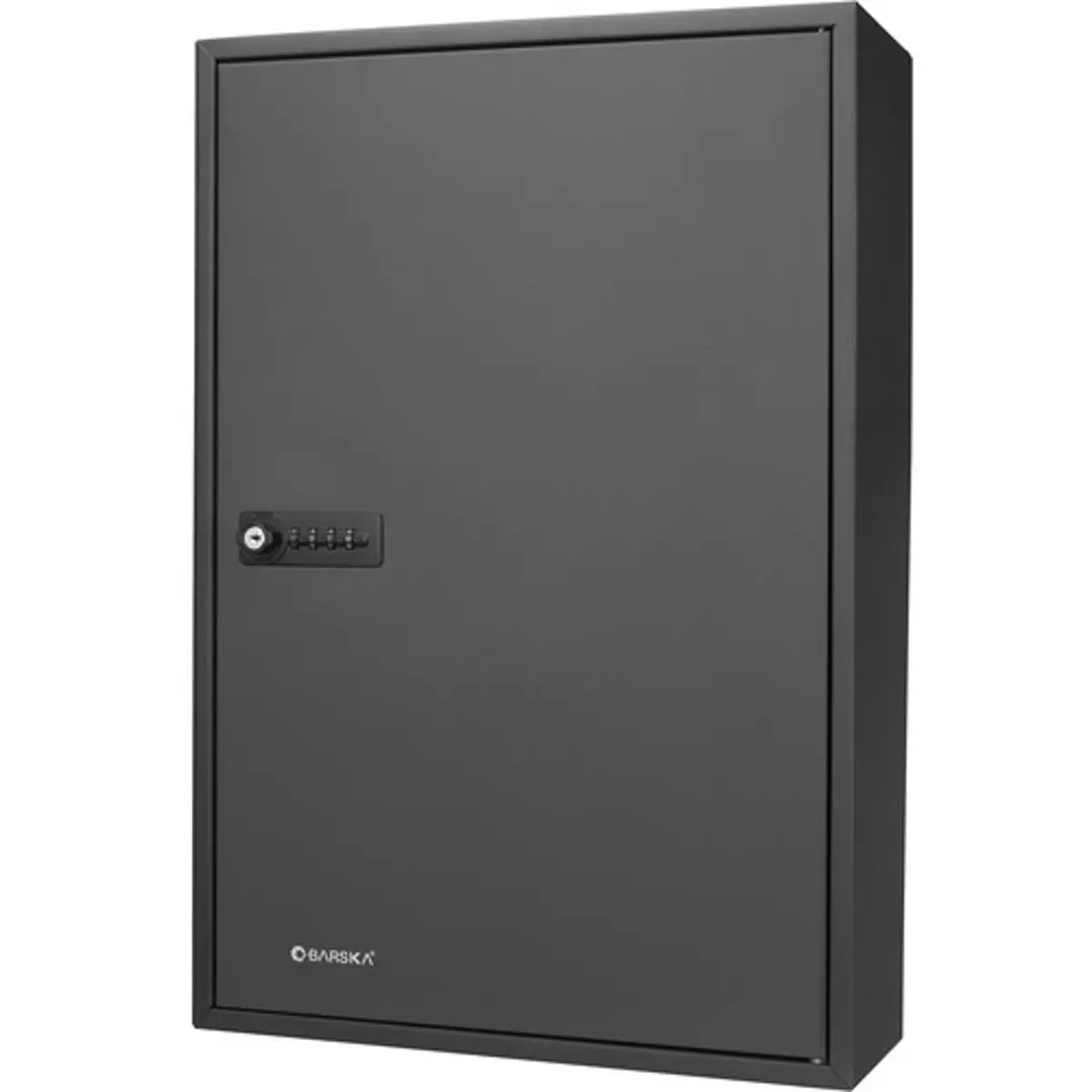 Barska Adjustable 200 Position Key Cabinet with Combination Lock, Black