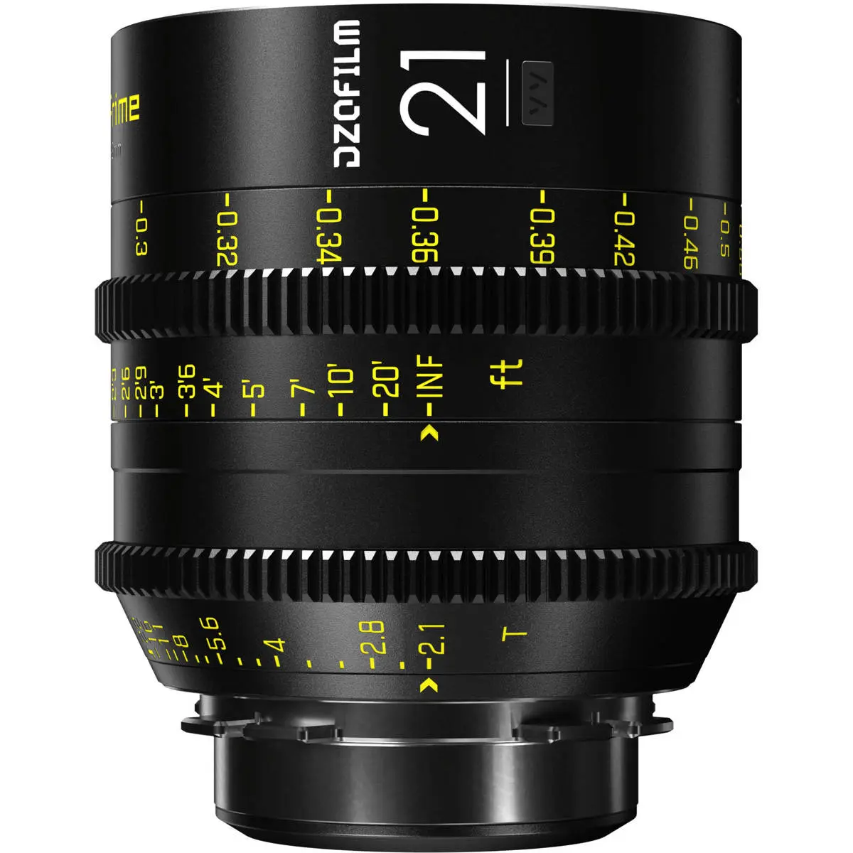 DZOFILM Vespid Prime 21mm T2.1 Vintage Compact Cinema Lens with Smooth Rear Manual Focus for PL, EF Mounts