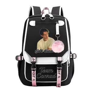The Summer I Turned Pretty TSITP Trendy Youth Laptop Backpack – Large-Capacity Travel & School Bag for Commuting, Camping & Daily Use, Durable Stylish Design, Perfect Gift for Boys & Girls 11.4” × 18.1”