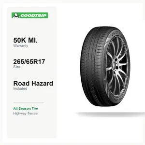 GOODTRIP GS-07 H/T 265/65R17 112T | All Season Tire, Highway-Terrain, SL Load Range, 50K Mile Warranty, Road Hazard, Fits select Toyota 4Runner, Toyota Tacoma & more, For SUV/LT
