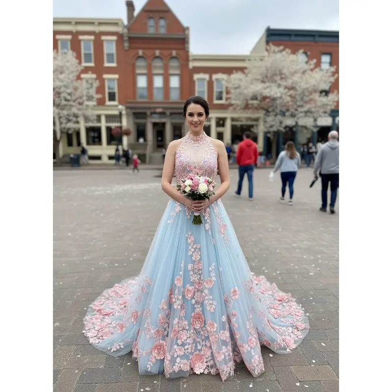 one shoulder junior bridesmaid dresses Saniya JBD
