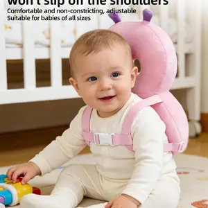 Upgraded Baby Anti-Fall Pillow, Thickened & Widened Toddler Walking Pad, Adjustable Head Protection Cushion, Breathable Safety Pillow