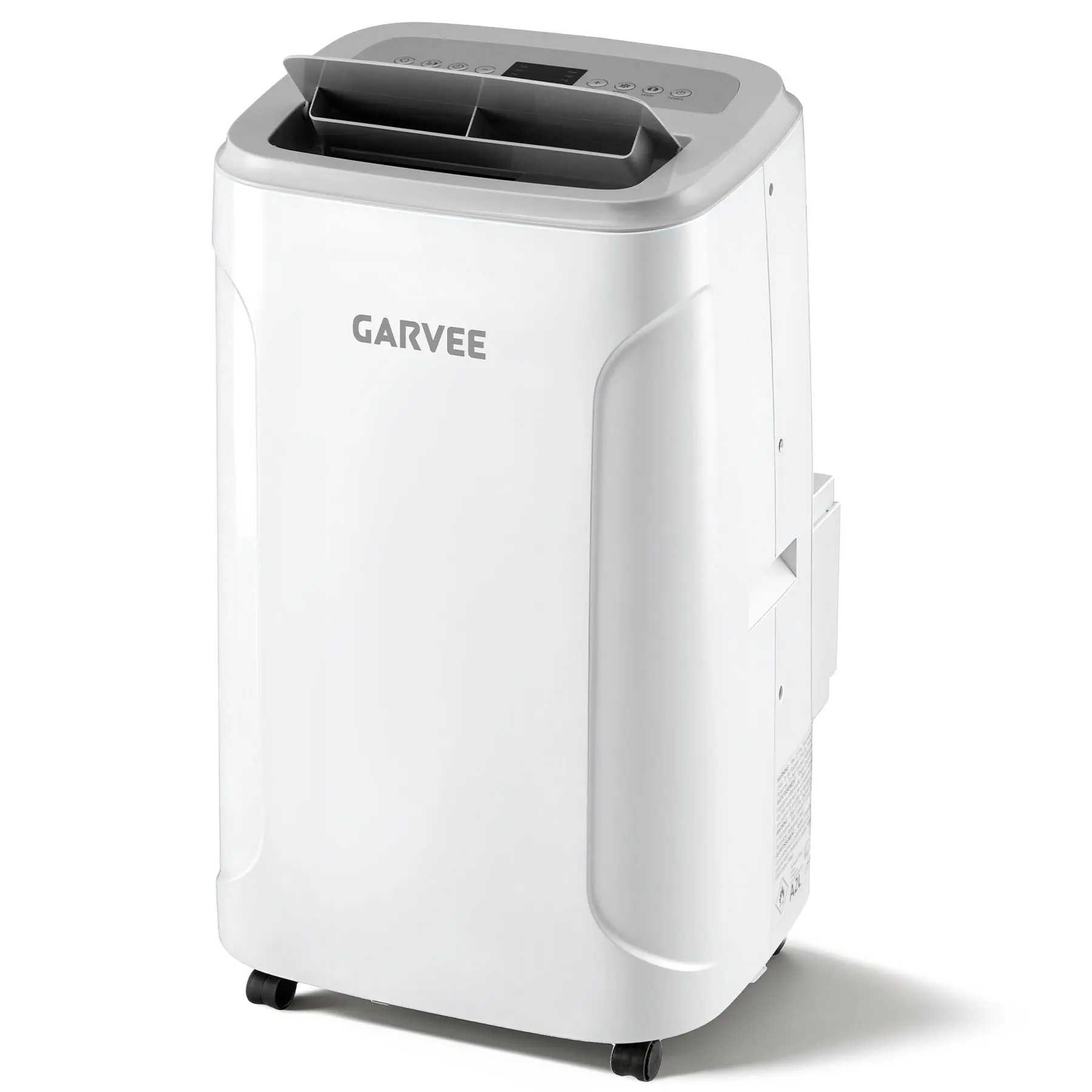 GARVEE 4-in-1 Portable Air Conditioner 12,000 BTU Heater Combo – Cools & Heats Rooms up to 550 Sq Ft – Dehumidifier & Fan – Quiet Floor AC – WiFi/App & Remote Control – Window Kit Included – White