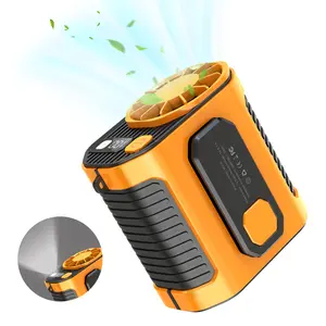 Portable USB Rechargeable Mini Fan, Noiseless Hanging Neck & Clip on Waist Fan, Personal Cooling Fan with Power Bank Function, Outdoor Travel Camping Fan, Summer & Back to School Gifts