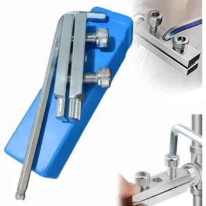 Broken Faucet & Pipe Removal Tool Set - Multi-Purpose Pipe Repair Tool for Home Use - Easy Out Design with Hex Wrench Handle,5-in-1 Stripped Screw Extractor for Rusted, Stuck Bolts and Pipes