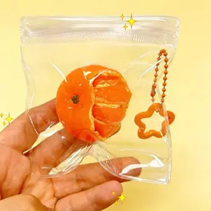 Cute Orange Shaped Squishy Toy, Ultra Soft Squeeze Ball, Slow Rising Sensory Fidget Toy for Stress Relief & Relaxation