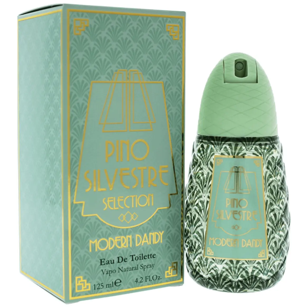 Pino Silvestre Modern Dandy Men's Eau de Toilette (Edt Perfume) - 4.2 fl oz Herbaceous Daily Wear Cologne Scented with Cardamom, Lime, Lavender, Rosemary, Aromatic Citrusy Woody Fragrance, Spray on Skin, Aromatic Citrusy Fragrance, Men's Cologne, Fresh Ar
