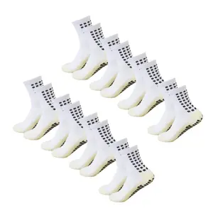 8 Pairs Compression Socks Football Socks Anti-slip Breathable Socks - Anti-slip Football Grips - Suitable for Football, Suitable for Basketball, Running, Hiking, Yoga Pilates