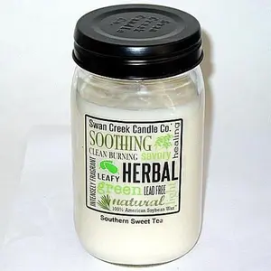 Swan Creek 100% Soy 24 Oz. Jar Candle - Southern Sweet Tea