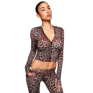 BLARE HOODIE - DARK LEOPARD