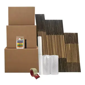 UBMOVE 5 Room Moving Kit 50 Big Moving Boxes and Moving Supplies