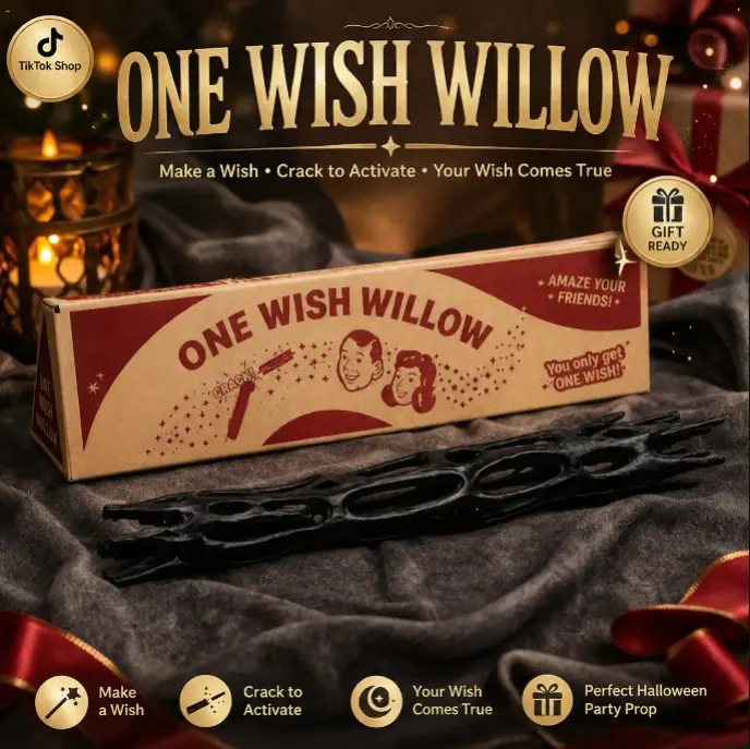 One Wish Willow - Halloween Magic Wish Stick Novelty Gag Gift Party Prop