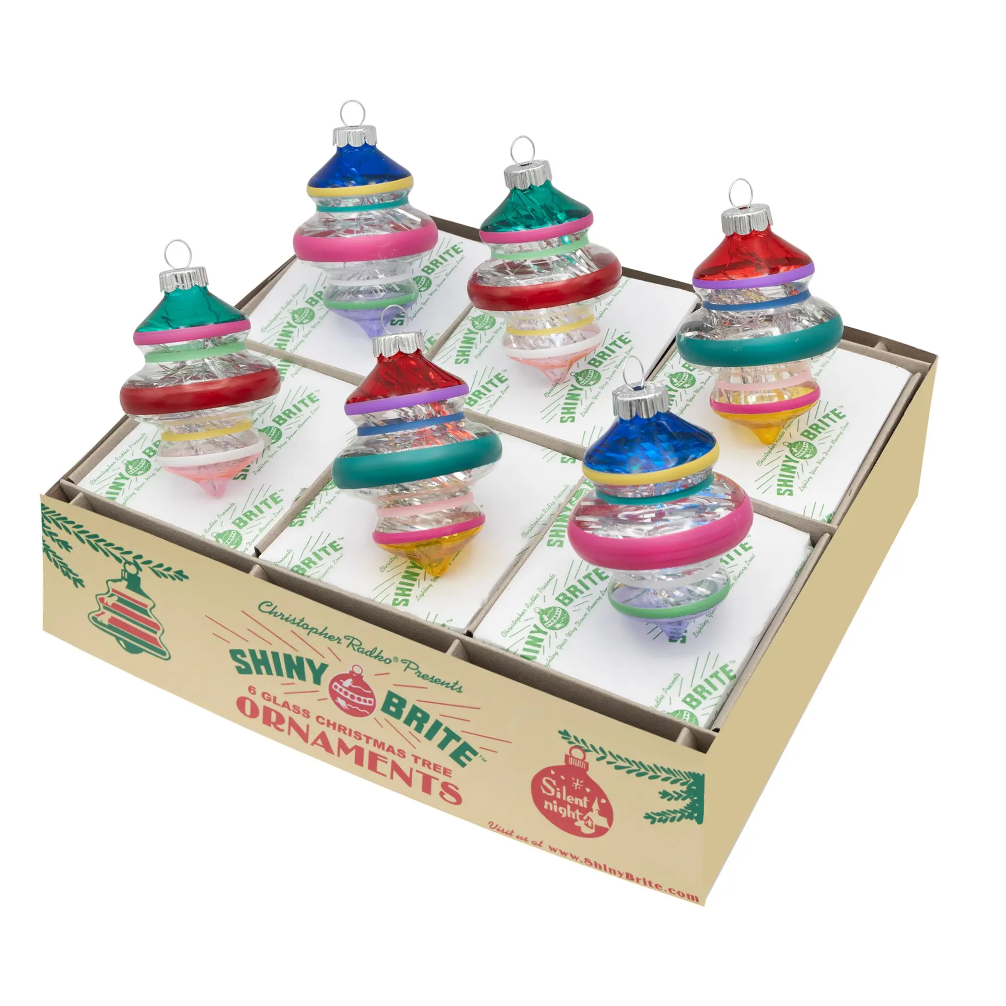 VIVID VINTAGE Decorated Shapes, 6-Count, 3.25in, Home Party Decorations, Party Supply