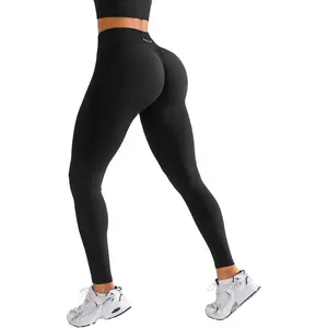 Sports & Outdoors Sports & Outdoors BRXL Butt Lifting Lycra No Front Seam Workout Leggings for Women Tummy Control High Waist Seamless Gym Running Leggings