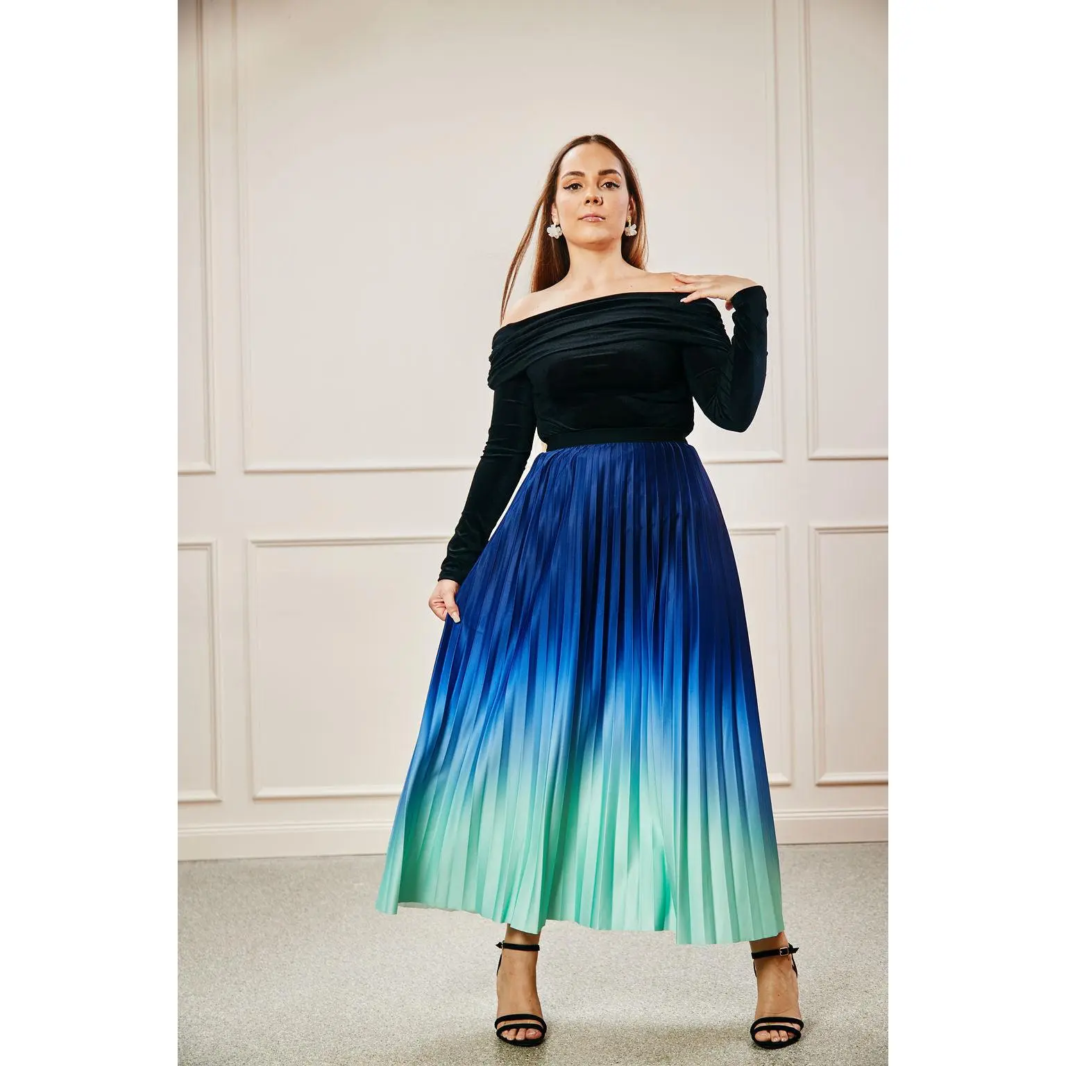 Alaia Pleated Skirt
