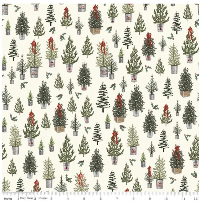 Farmhouse Christmas Fabric by Riley Blake Designs